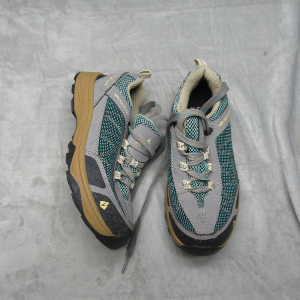 Vasque Kids Hiking Shoes 4 Grey UltraDry 7209 Monolith UltraDry Waterproof Trail